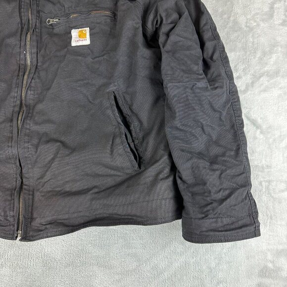 Carhartt Re-work Blanket Lined Black Detroit Men's XL (Fits like a large!) - Picture 6 of 13